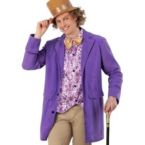 Purple Men's Coat
